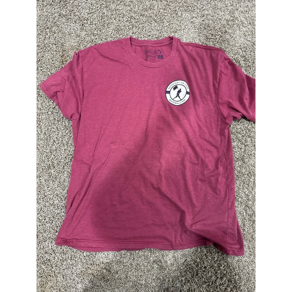 Baseballism Represent The Game Baseball T-Shirt